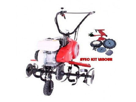 MOTOCULTEUR PUBERT QUATRO JUNIOR 60H AVEC KIT LABOUR