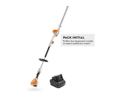 TAILLE HAIES PERCHE STIHL HLA 56 PACK INITIAL AVEC AK 20 + AL 101