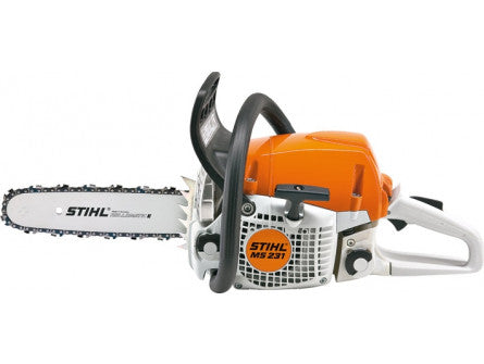 TRONÇONNEUSE STIHL MS 231 AVEC 2 CHAINES D&#8217;ORIGINE